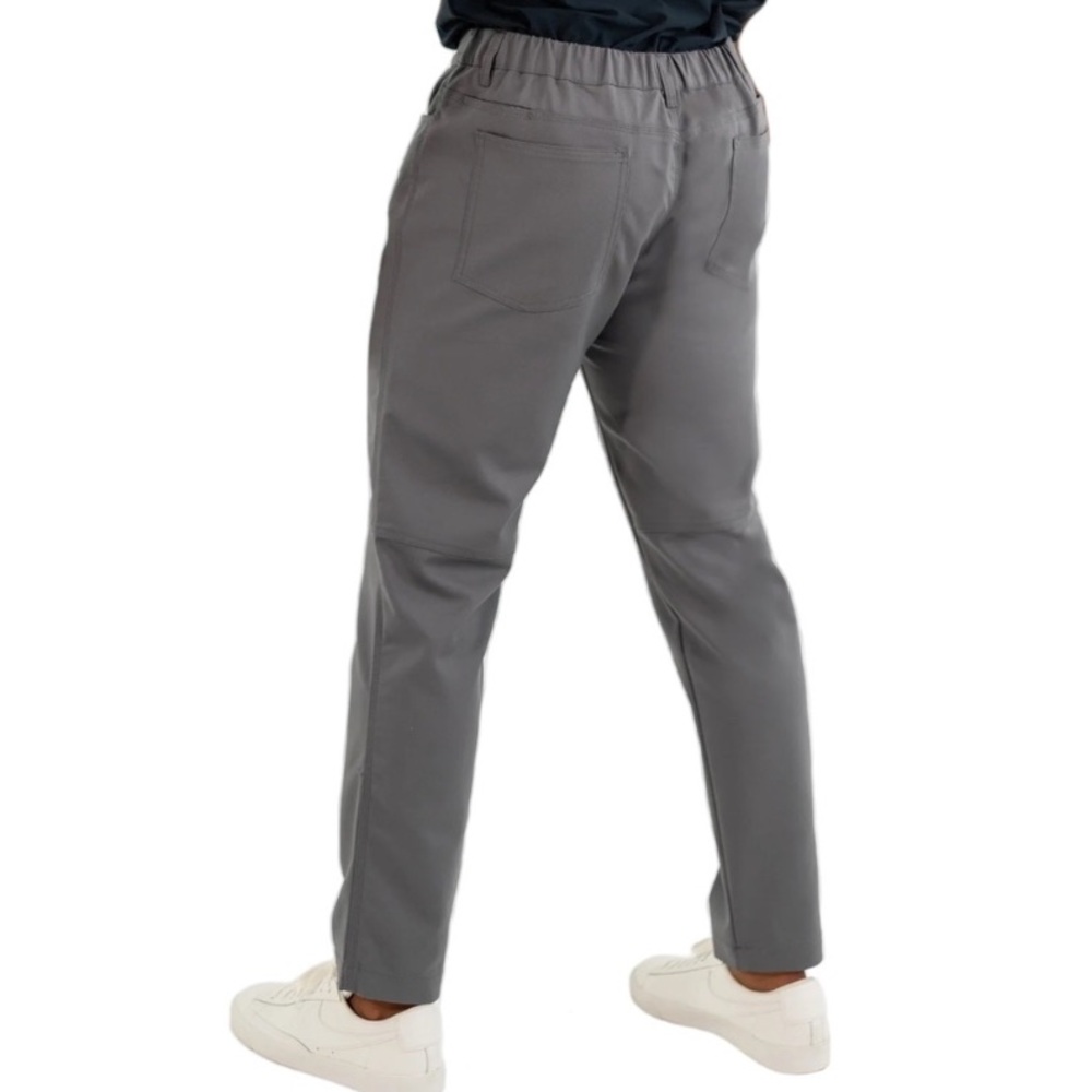 BearBottom Men’s Gray Ace Pant Water Repellent Performance Straight 30”
